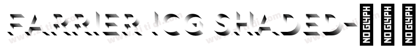 Farrier ICG Shaded字体转换